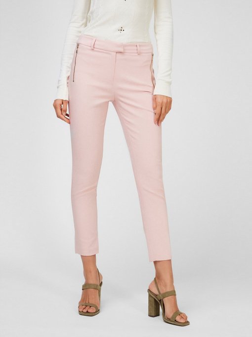 Повседневные штаны Sassofono модель A201-SC-200012, ПУДРОВИЙ Фото