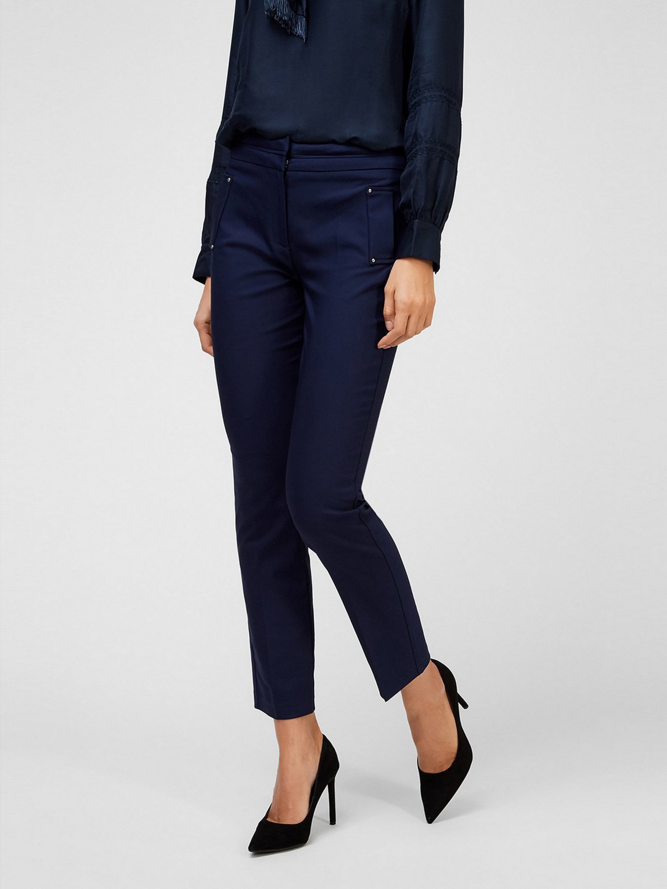 Повсякденні штани Sassofono модель A201-SC-200014, СИНІЙ Фото