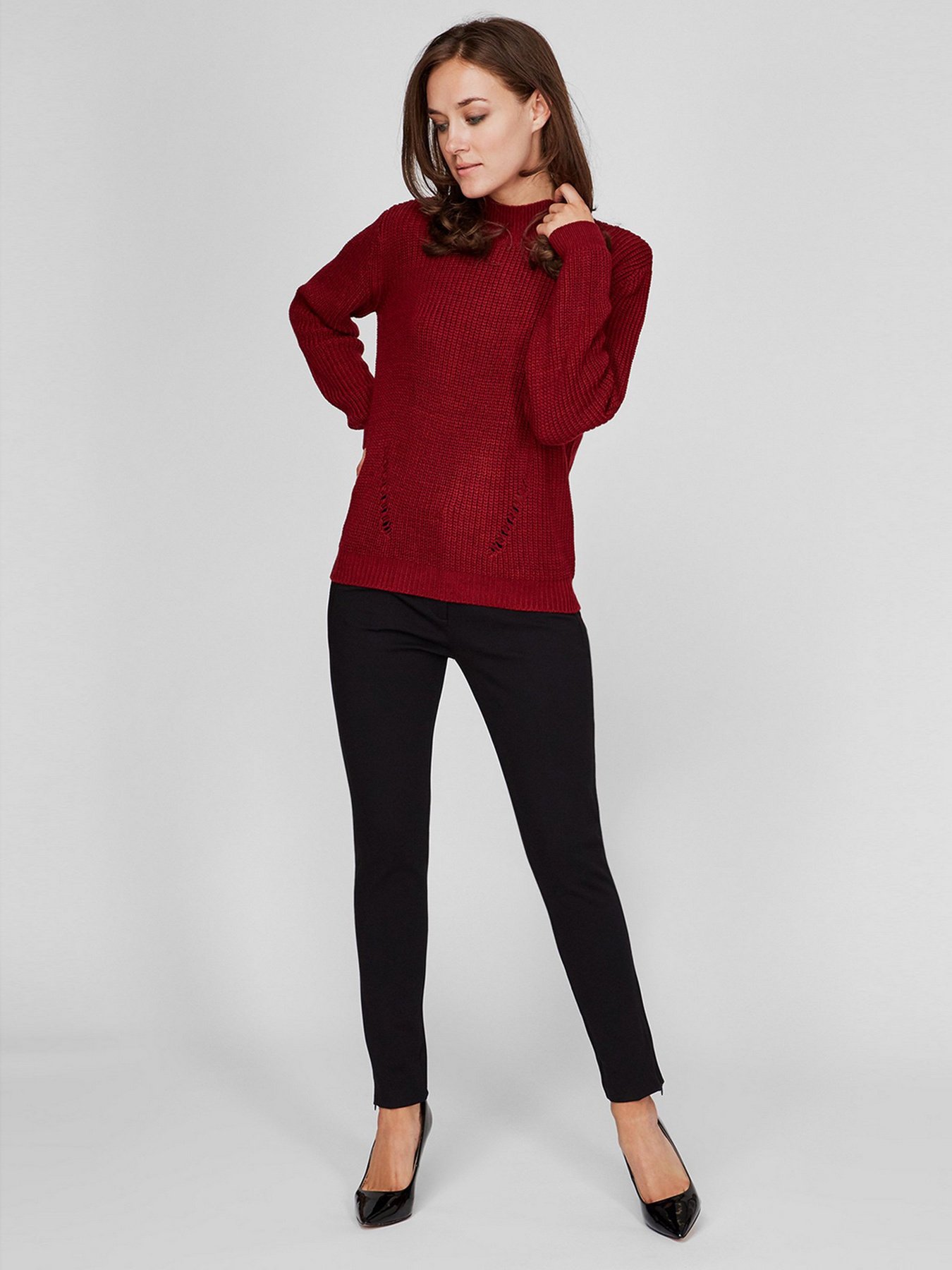 Повседневные штаны Sassofono модель A201-SC-505041, Чорний Фото