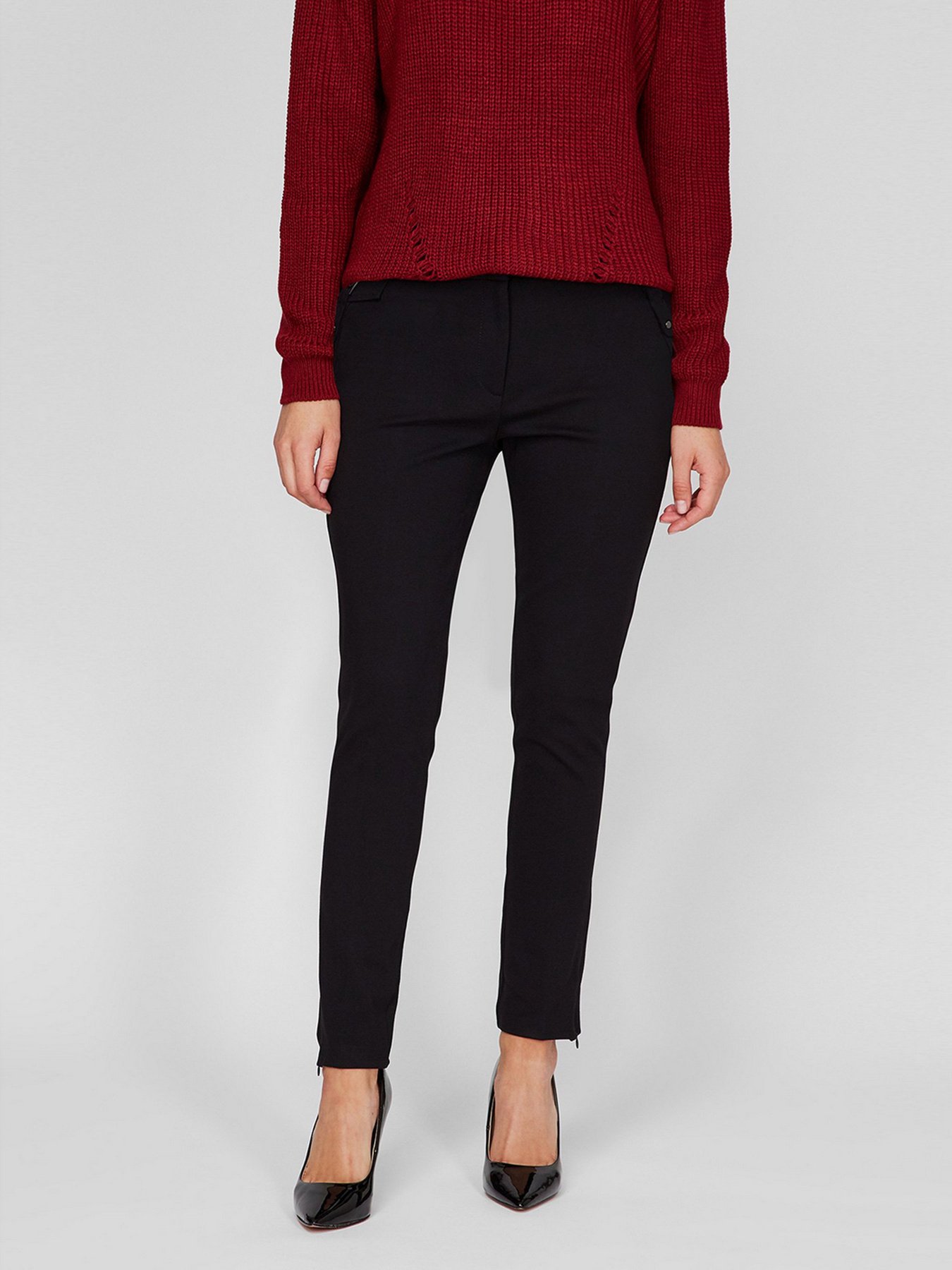 Повседневные штаны Sassofono модель A201-SC-505041, Чорний Фото