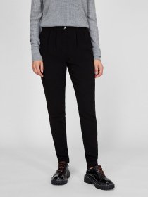 Повседневные штаны Sassofono модель A201-SF-13260, ЧОРНИЙ Фото