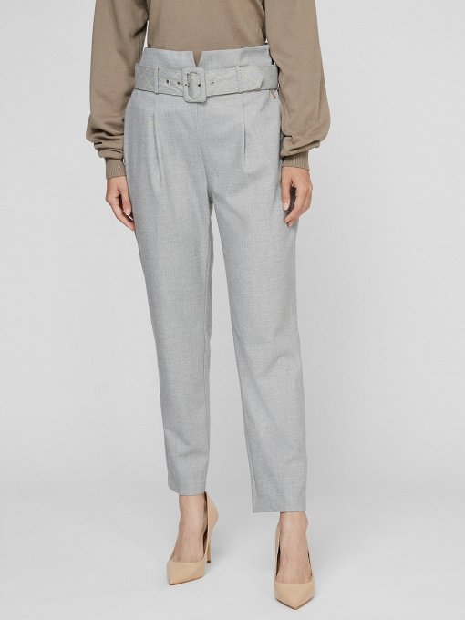 Брюки повседневные Sassofono модель A201-SF-202012, СІРИЙ Фото