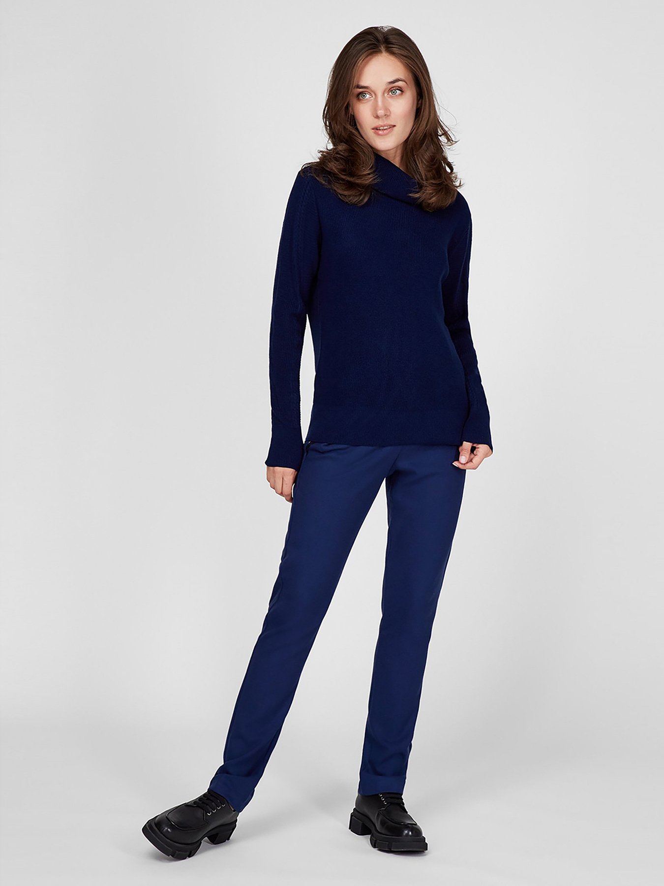 Штани повсякденні Sassofono модель A201-SF-293014, СИНІЙ Фото