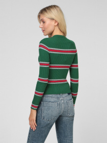 Джемпер Sassofono модель A201-SF-722111, ЗЕЛЕНИЙ Фото