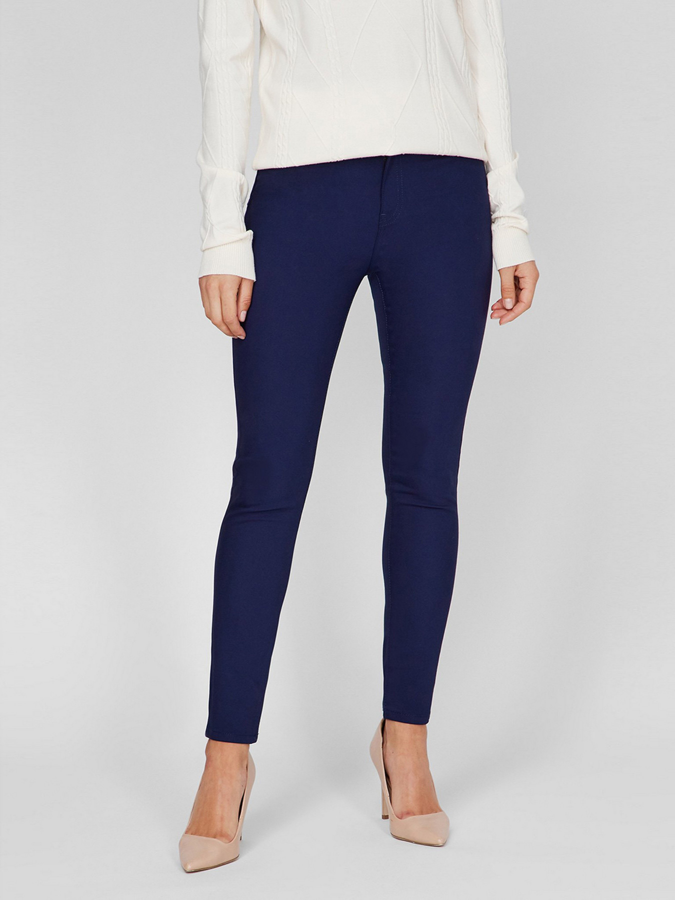 Повседневные штаны Sassofono модель A201-SF-411011, СИНІЙ Фото