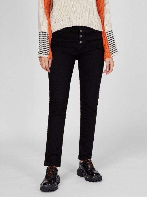 Брюки повседневные Sassofono модель A201-SF-685011, Чорний Фото