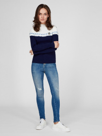 Скіні джинси Sassofono модель A201-SF-685011-1, Блакитний Скіні джинси Sassofono модель A201-SF-685011-1, Блакитний Фото