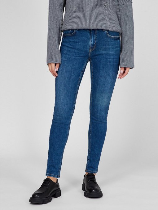Скинни джинсы Sassofono модель A201-SF-686011, Блакитний-3 Фото