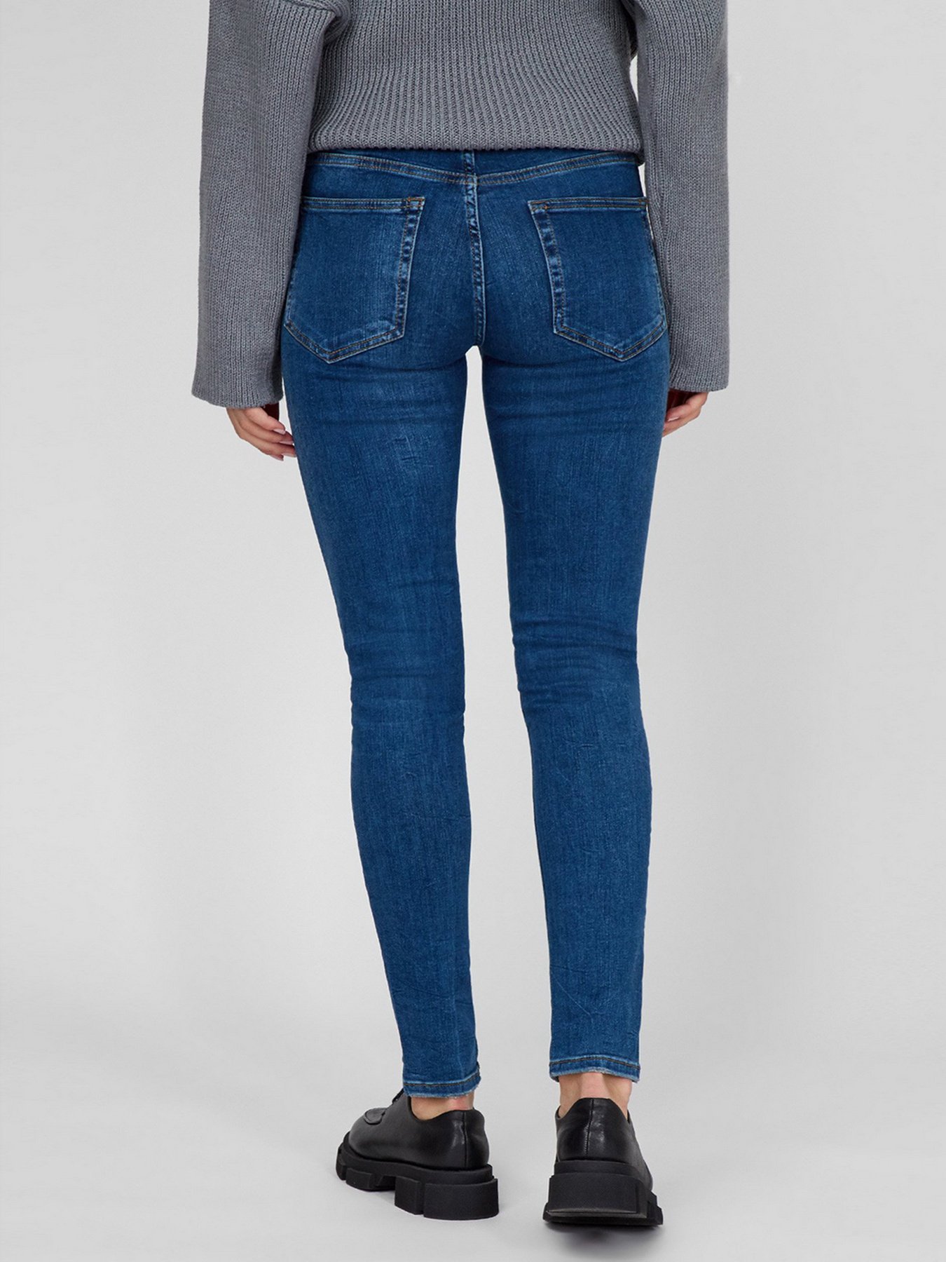 Скинни джинсы Sassofono модель A201-SF-686011, Блакитний-3 Фото