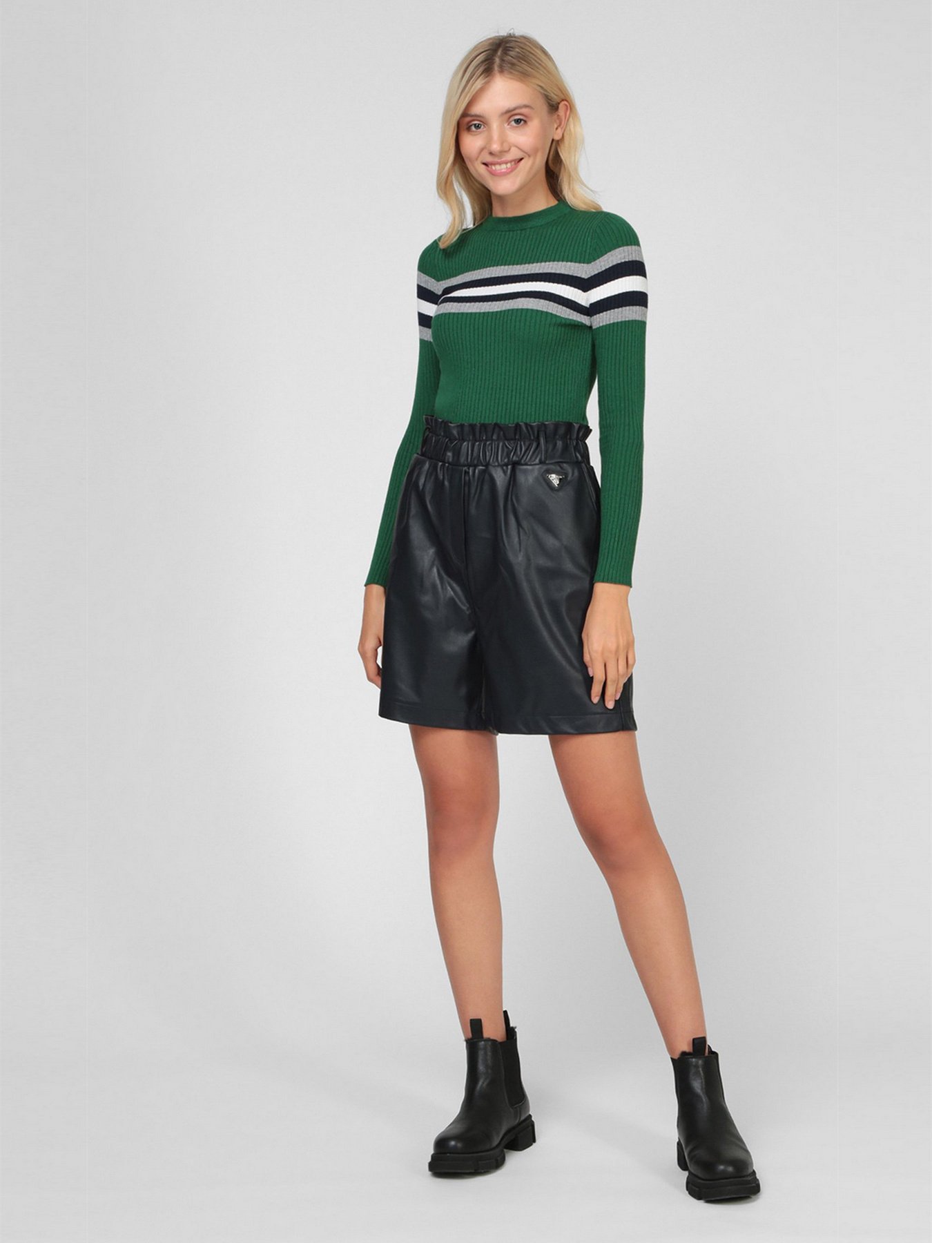 Джемпер Sassofono модель A201-SF-723111, ЗЕЛЕНИЙ Фото