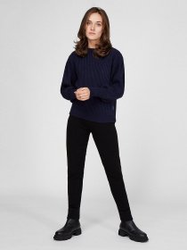 Повседневные штаны Sassofono модель A201-SF-728012, ЧОРНИЙ Фото