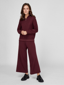 Повсякденні штани Sassofono модель A201-SF-729012, Вишня Повсякденні штани Sassofono модель A201-SF-729012, Вишня Фото