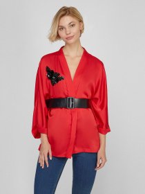 Блуза Sassofono модель A191SC8YC239, Червоний Фото