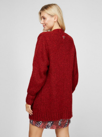 Кардиган Sassofono модель A191-SF-733281, ЧЕРВОНИЙ Фото