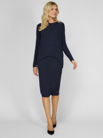 Повседневный костюм Sassofono модель A191-SF-137502, СИНІЙ Фото