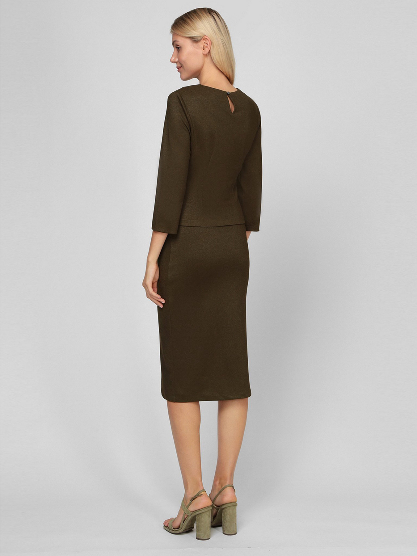 Повседневный костюм Sassofono модель A201-SC-37019, Хакі Фото