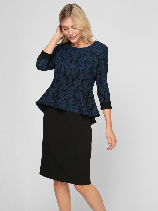 Повсякденний костюм Sassofono модель A201-SC-5354, Синій Фото