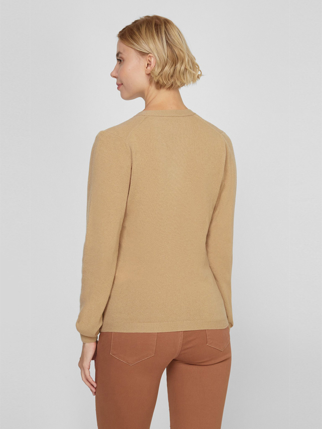 Кардиган Sassofono модель A191-SF-461282, Капучіно Фото