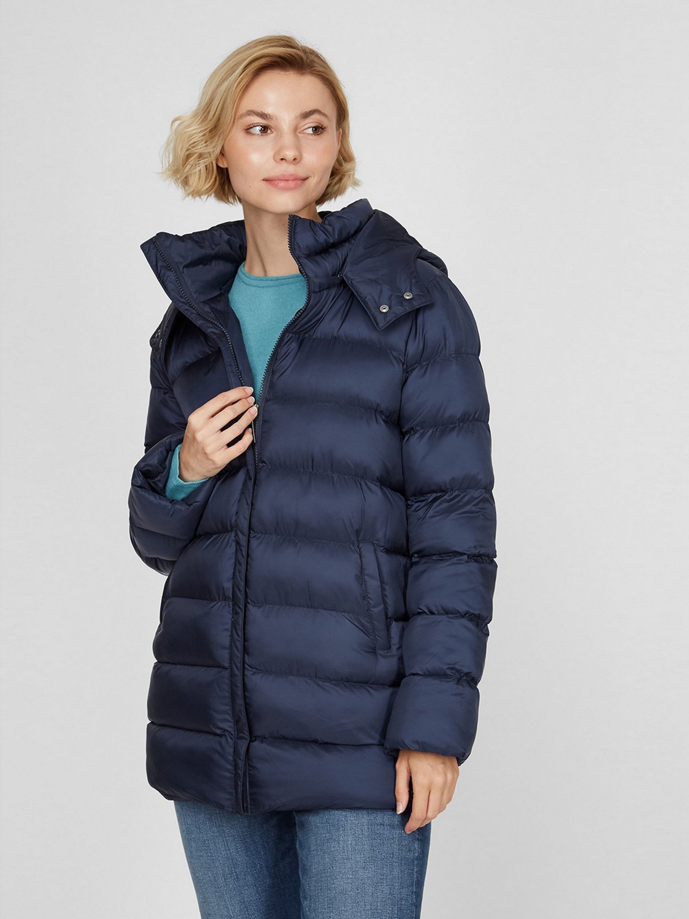 Пуховик Sassofono модель A201-SF-292301, Синій Фото