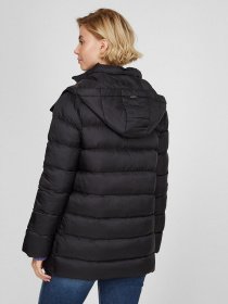 Пуховик Sassofono модель A201-SF-292301, Чорний Пуховик Sassofono модель A201-SF-292301, Чорний Фото