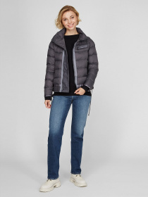 Пуховик Sassofono модель A201-SF-560301, Антрацит Фото