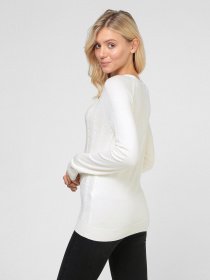 Свитер Sassofono модель A191-SF-473112, МОЛОЧНИЙ Фото