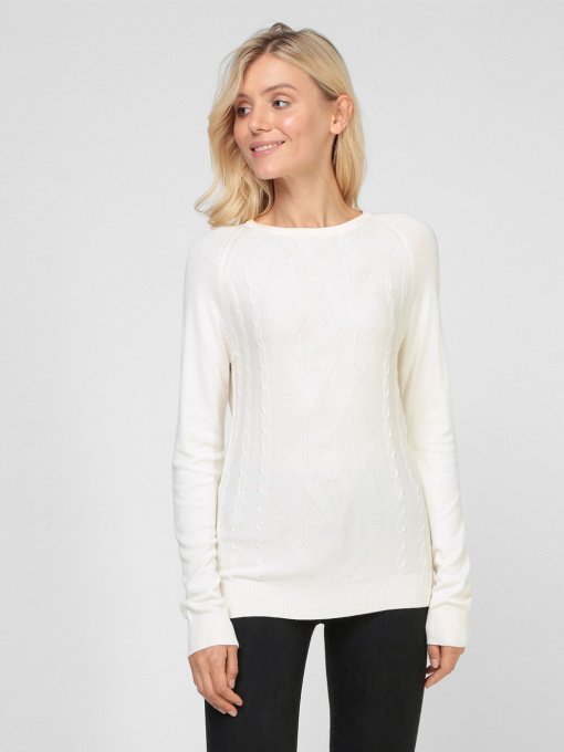 Свитер Sassofono модель A191-SF-473112, МОЛОЧНИЙ Фото