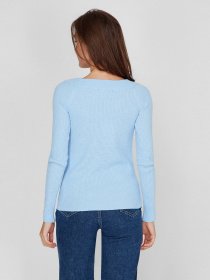 Свитер Sassofono модель A201-SC-1218X-1, НІЖНО БЛАКИТНИЙ Фото