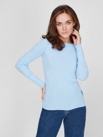 Свитер Sassofono модель A201-SC-1218X-1, НІЖНО БЛАКИТНИЙ Фото