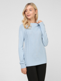 Джемпер Sassofono модель A191-SF-473112, НАСИЧЕНИЙ БЛАКИТНИЙ Фото