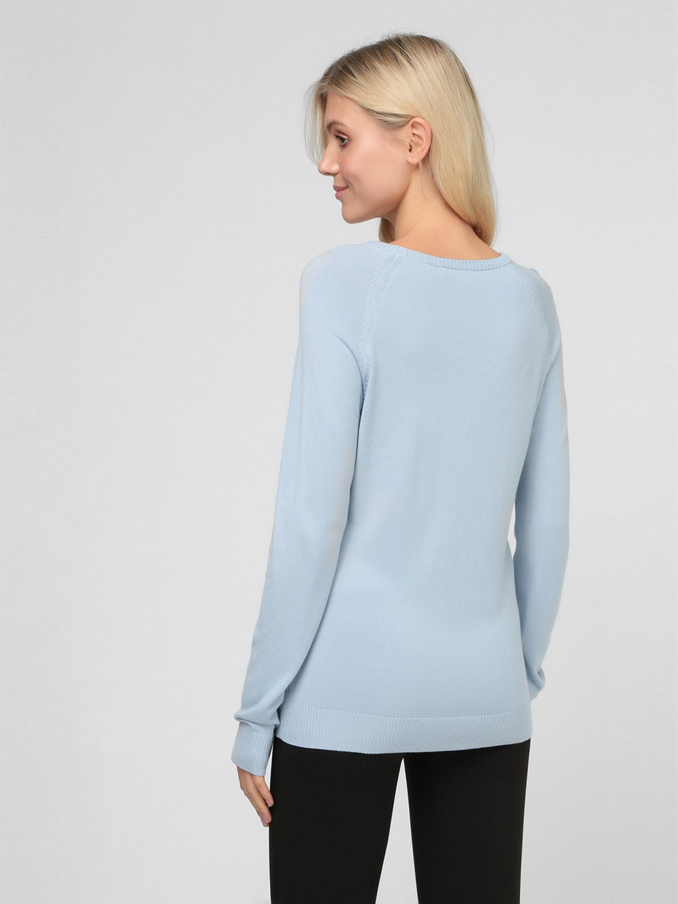 Джемпер Sassofono модель A191-SF-473112, НАСИЧЕНИЙ БЛАКИТНИЙ Фото