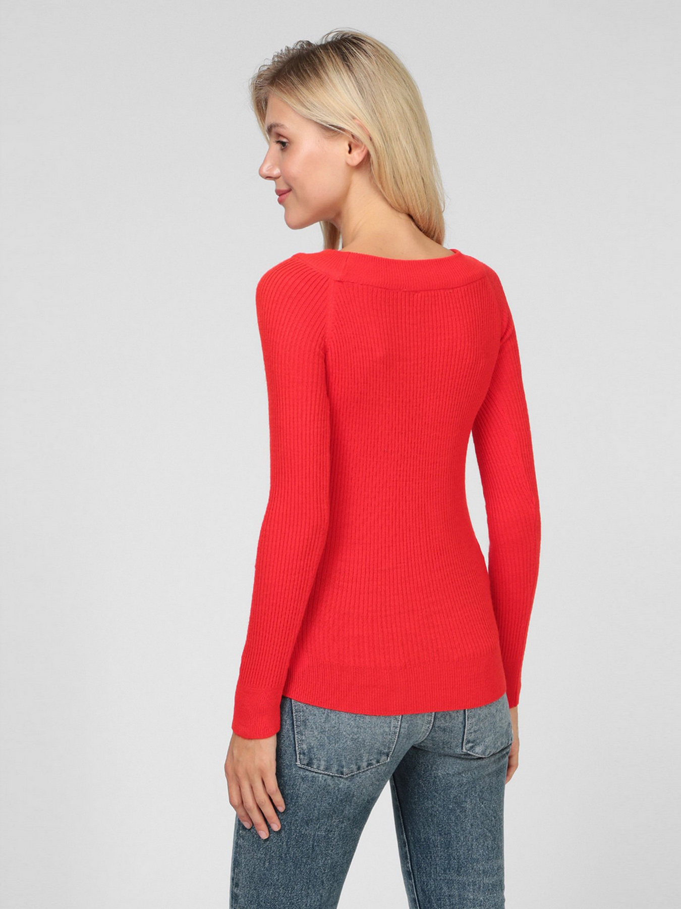 Джемпер Sassofono модель A201-SC-1218X-1, ЧЕРВОНИЙ Фото