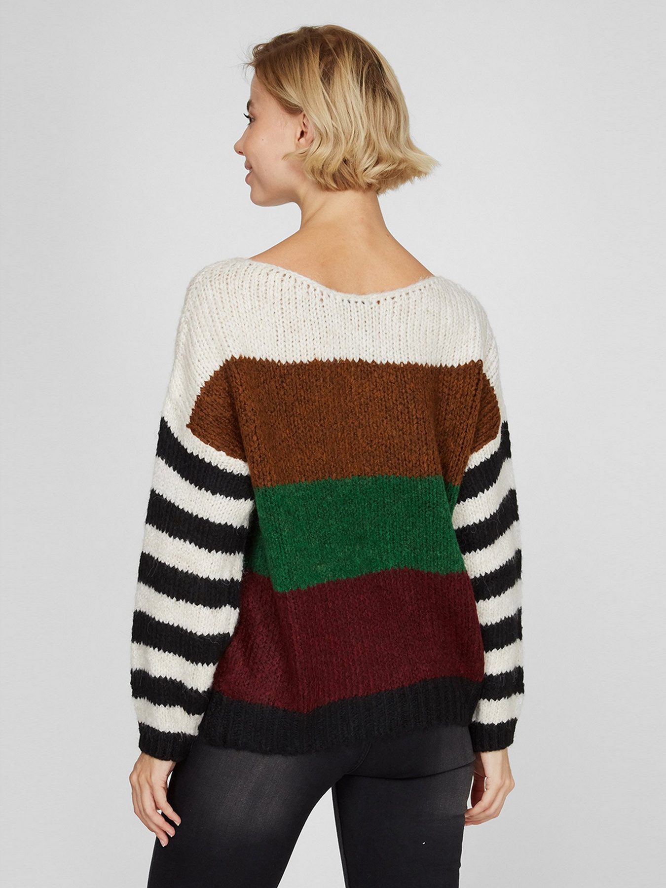 Свитер Sassofono модель A201-SC-1307, Бордовий Свитер Sassofono модель A201-SC-1307, Бордовий Фото