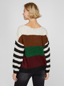 Свитер Sassofono модель A201-SC-1307, Бордовий Свитер Sassofono модель A201-SC-1307, Бордовий Фото