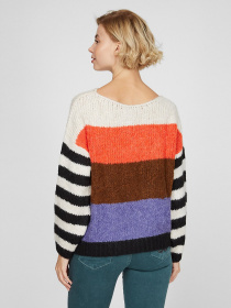 Свитер Sassofono модель A201-SC-1307, Ліловий Свитер Sassofono модель A201-SC-1307, Ліловий Фото