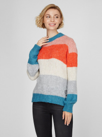 Свитер Sassofono модель A201-SC-1308, Бірюзовий Свитер Sassofono модель A201-SC-1308, Бірюзовий Фото