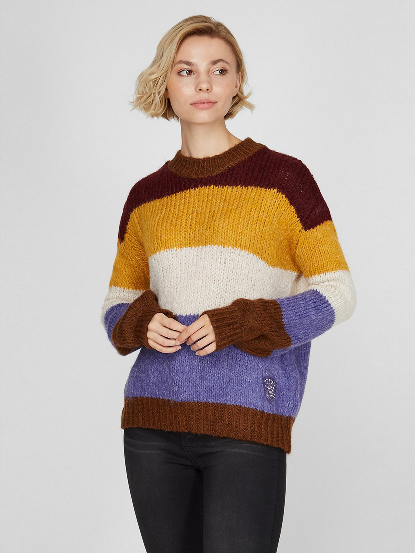 Свитер Sassofono модель A201-SC-1308, Кориця Фото