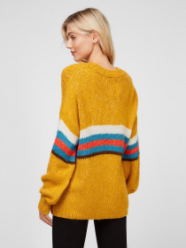 Свитер Sassofono модель A201-SC-1312, Гірчиця Свитер Sassofono модель A201-SC-1312, Гірчиця Фото