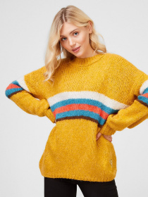 Свитер Sassofono модель A201-SC-1312, Гірчиця Свитер Sassofono модель A201-SC-1312, Гірчиця Фото