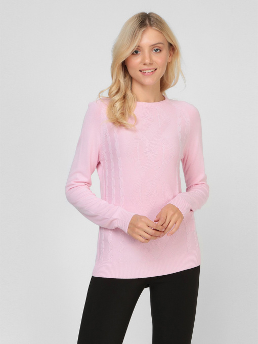 Джемпер Sassofono модель A191-SF-473112, ПУДРОВИЙ Фото