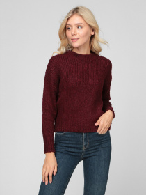 Свитер Sassofono модель A201-SC-1317, Бордовий Фото