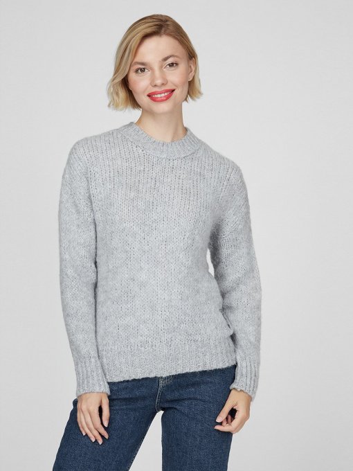 Свитер Sassofono модель A201-SC-1317, Сірий Фото