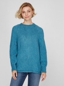 Свитер Sassofono модель A201-SC-1318, Бірюзовий Фото