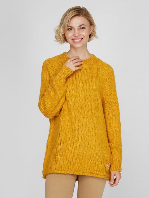 Светр Sassofono модель A201-SC-1318, Гірчиця Фото