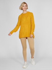 Свитер Sassofono модель A201-SC-1318, Гірчиця Фото