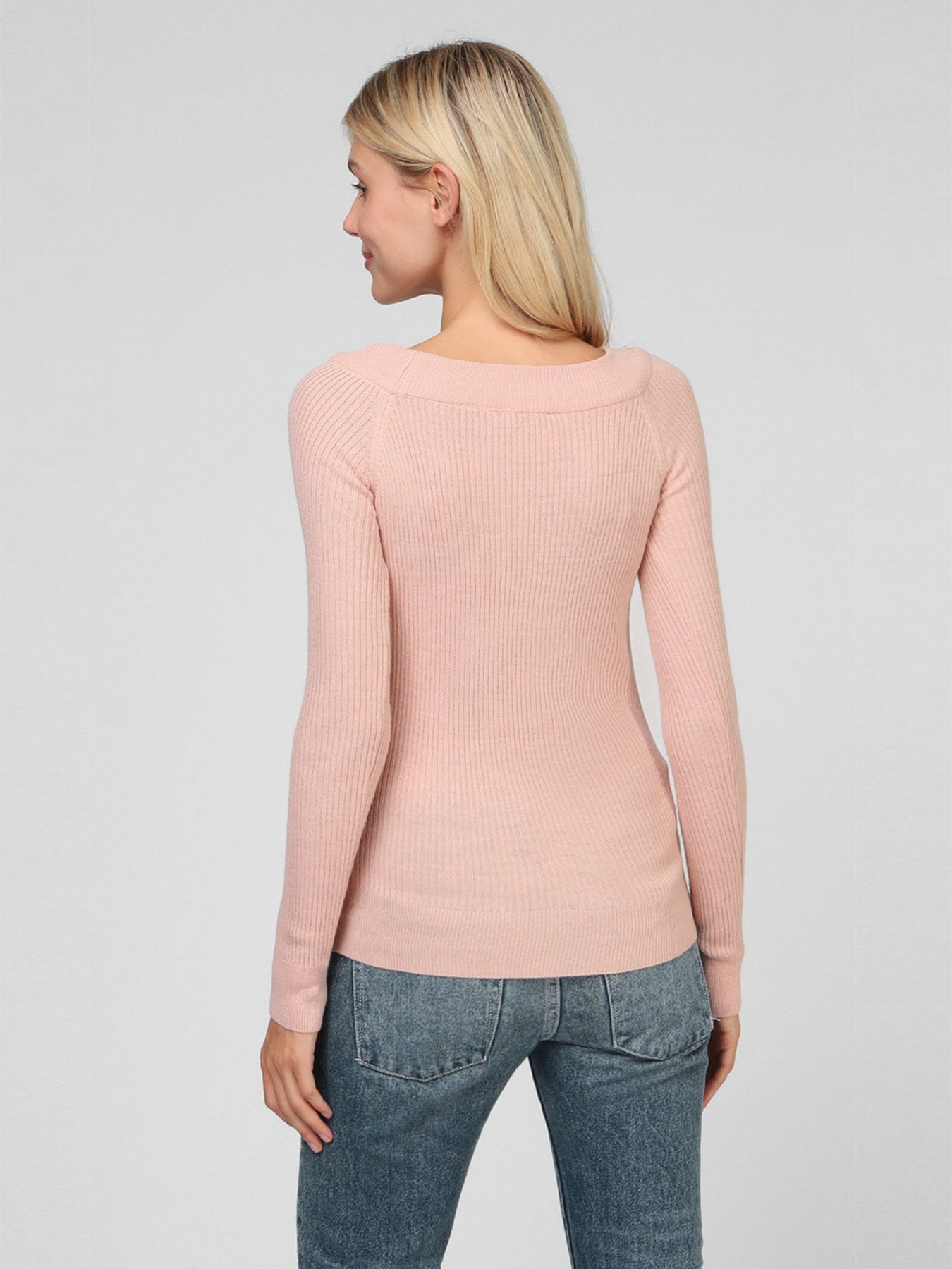 Джемпер Sassofono модель A201-SC-1218X-1, ПУДРОВИЙ Фото