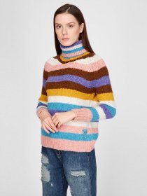 Свитер Sassofono модель A201-SC-1319, Трояндовий Фото