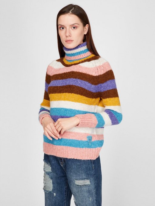 Светр Sassofono модель A201-SC-1319, Трояндовий Фото