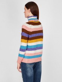 Свитер Sassofono модель A201-SC-1319, Трояндовий Фото