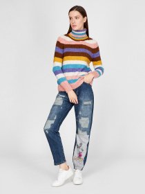 Свитер Sassofono модель A201-SC-1319, Трояндовий Фото